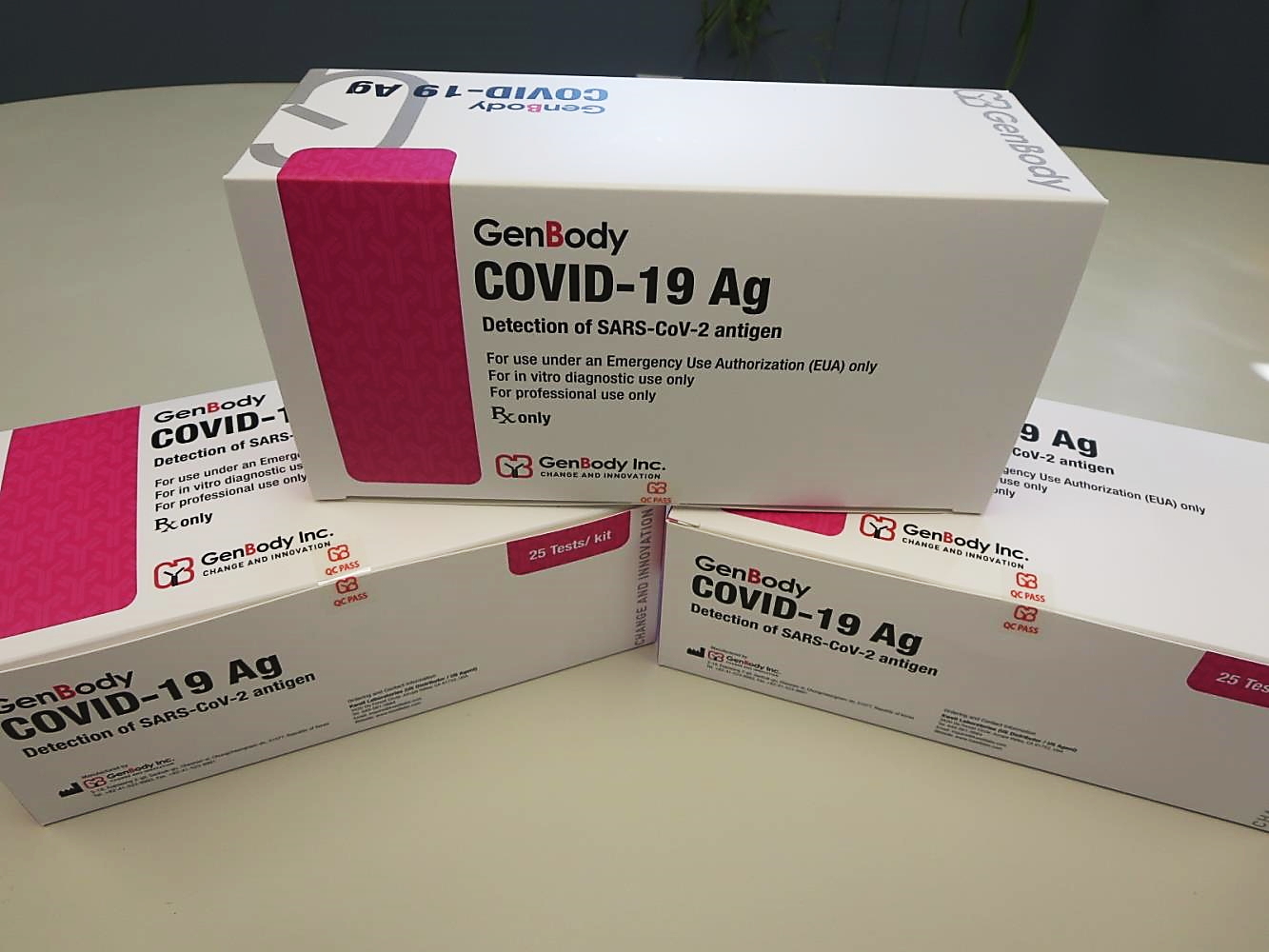 COVAG025-NU GenBody COVID-19 Antigen Rapid POC Anterior Nasal Swab Tests